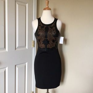 NWT JEALOUS TOMATO BLACK DRESS LEATHER COOPER MED